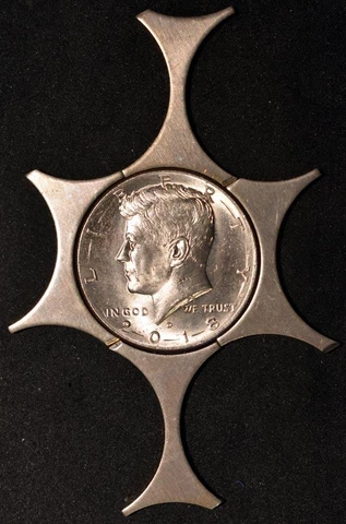 Very Rare Mint Cancelled BU Clad Kennedy Half Dollar Scrap Webbing (No Coin) Cover