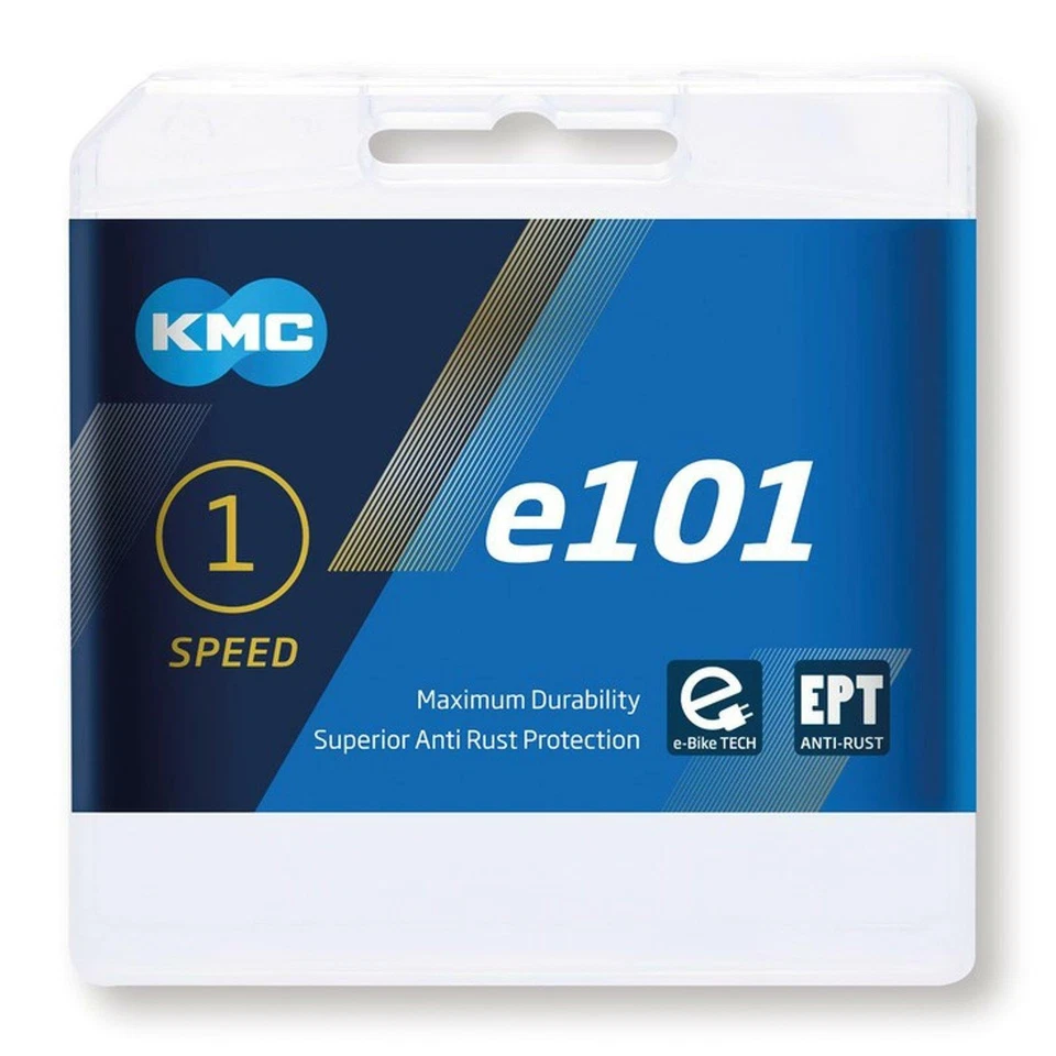KMC Fahrrad Kette E101 EPT E-Bike 112 Glieder Nabenschaltung 1/2 x 1/8 - Bild 1 von 1