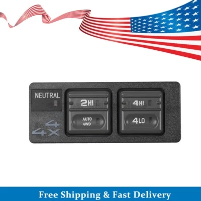 For GMC Yukon K1500 K2500 Chevrolet Tahoe Suburban 4x4 4WD Shift Switch 19168765 - Image 1 of 4