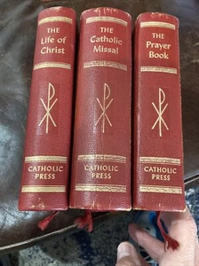 3 Book Set of Catholic Press 1958 Illustrated Reverend by John P. O’Connell - Picture 1 of 12