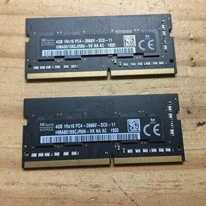 2PCS SK HYNIX 4GB DDR4 SODIMM PC4-2666V Laptop MEMORY HMA851S6CJR6N-VK - Picture 1 of 3