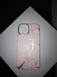 Custodia Materprox Marble iPhone 14 6.1 rosa smerigliato - Foto 1 di 1