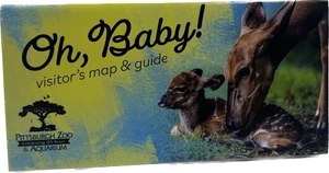 👶 Oh, Baby! Pittsburgh Zoo Visitor's Map & Guide: Celebrating 125 Years 🦌🗺️ - Picture 1 of 2