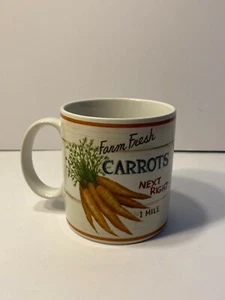 The Sakura Table Farmstand Vegetables David Carter Brown Carrots Cup Mug - Picture 1 of 4