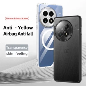For OnePlus 13, Luxury Anti-Yellow Transparent Clear Bayer Crystal Cover Case - Picture 1 of 15