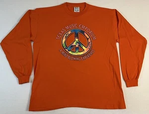 Vintage Texas Music Emporium Jim's Retirement Sale Single Stitch Langarm-T-Shirt - Bild 1 von 2