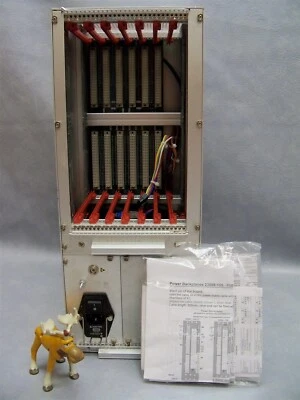 BGTR-4HE Schroff 19" Subrack Backplane Rack Chassis w/ Power Supply 23098 - Image 1 of 4