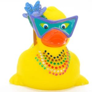 Pato de goma Mardi Gras - Imagen 1 de 2