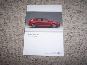 2012 Audi A3 Quattro Avant Wagon Owner Manual Premium Plus TDI Progressiv xz - Picture 1 of 1