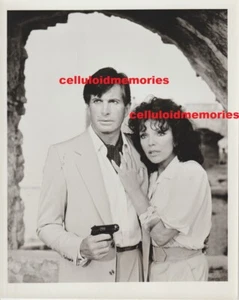 Foto Original CBS 10-10-86 Monte Carlo George Hamilton Joan Collins - Imagen 1 de 3