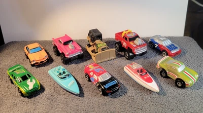 Lote de 10 vehículos micro máquinas Galoob vintage de los años 80 - muchos muy buenos - ¡la mayoría casi nuevos!! Foto 1 de 4