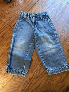 Jeans de mezclilla de carpintero 3T Gap Boys usados de colección - Imagen 1 de 4