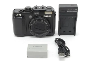 Read! Canon PowerShot G11 10MP Digital Camera 5x Zoom Black Compact From JAPAN - Picture 1 of 24