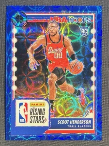 2023-24 Hoops Premium Stock Blue Scope Prizm /25 Scoot Henderson Rookie RC #280 - Picture 1 of 2