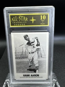 1977 TCMA Hank Aaron #44 All Star Grading Co. 10 - Picture 1 of 2