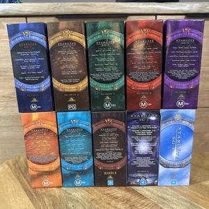 Stargate SG-1 Seasons 1-10 The Complete Series DVD Slip Case Region 4 PAL VGC - Picture 1 of 24