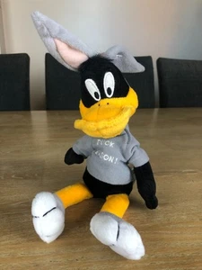 Warner Bros Studio 1998 Daffy Duck Season As Bugs Bunny Beanie Soft Toy & Tag - Picture 1 of 6