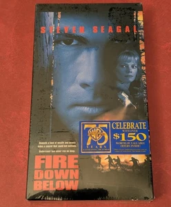 Fire Down Below (1997) VHS - SEALED - 1990s w/ Watermark - 1990s Steven Segal - Picture 1 of 12