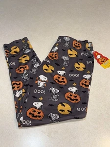 Berkshire Munki Damen Pyjama Lounge Hose Peanuts Snoopy Halloween Medium Neu mit Etikett - Bild 1 von 7