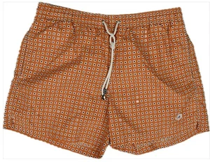 Luigi Borrelli Napoli Men's Printed 3.5" Trunks Shorts  XL Mint $300 - Picture 1 of 6