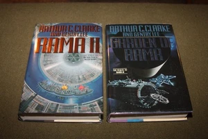 Lot of 2 Arthur C. Clarke 1st/1st HCs - Rama II & The Garden of Rama - Imagen 1 de 20
