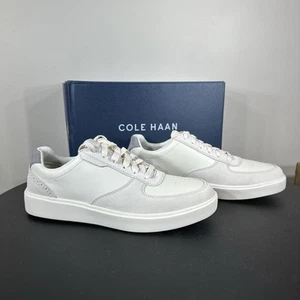 Cole Haan Mens 10.5 Grand Crosscourt Transition Shoes Ivory/Silver Birch C38992 - Picture 1 of 6