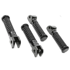POLE CNC Rear Rider Front Foot Pegs Black For CBF 1000 / F 06-11 12 13 14 15 16 - Bild 1 von 5