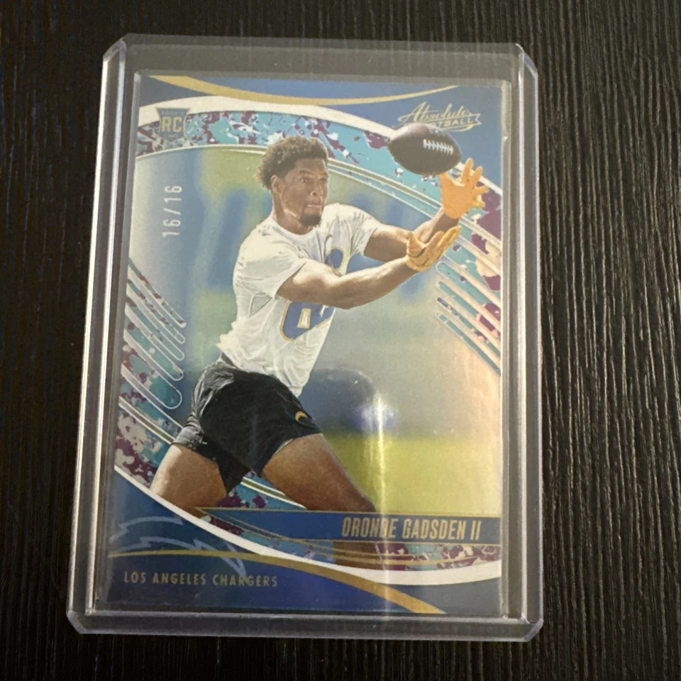 Tarjeta de novato Panini Absolute 2025 Oronde Gadsden II novato #16/16 🔥 cargadores de radiocontrol Foto 1 de 4