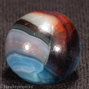 JABO TANK WASH Swirl Marble 5/8" Mint-asmd Hawkeyespicks - Picture 1 of 6