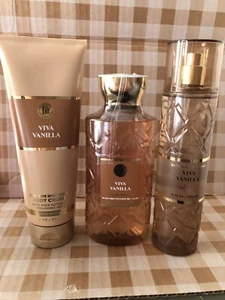 BATH AND BODY WORKS Viva Vanilla Body Cream, Duschgel und Frag Mist - Bild 1 von 2