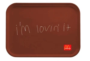 Travis Scott x McDonalds I'm Lovin' It Lunch Tray - Picture 1 of 1