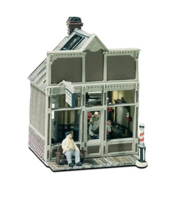 Woodland Scenics "Scenic Details"  HO "Floyd's Barber Shop" Building Kit ~ M111 - Image 1 of 2