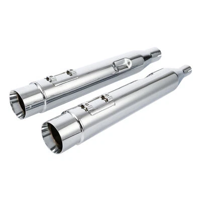 4英寸一脚蹬直消声器排气管适合Harley Street Road Glide 17-24 — 第 1/4 张图片