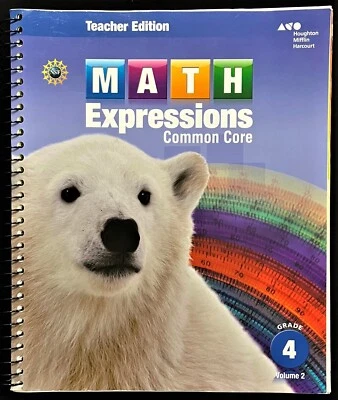 4th - MATH EXPRESSIONS Common Core - TEACHER EDITION (Vol 2)  (2013) - Image 1 of 4