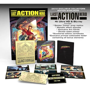 LAST ACTION HERO 4K BluRay LIMITED COLLECTOR's EDITION STEELBOOK RARE OOS/OOP - Picture 1 of 9