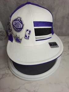 Gorra/Gorra Sacramento Kings Reebok Ajustada Talla 7-1/2 Lana - Imagen 1 de 11