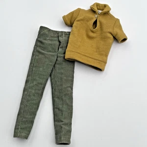 Vintage Barbie Ken Soda Date PAK Outfit gelb gold Shirt grün Cordhose 1964 - Bild 1 von 7