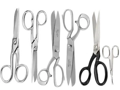 Schneiderschere Linkshänder Profi Stoffschere Textilschere Edelstahl Schere Neu