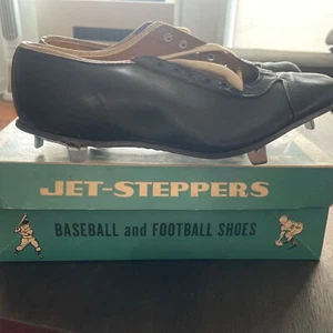 Vintage Sneakers 1950s Jet-Steppers Baseball & Football Shoes In Original Box 9 - Picture 1 of 11