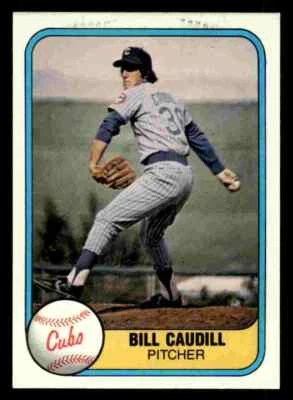 1981 Fleer Bill Caudill #306 - Chicago Cubs - Image 1 of 2