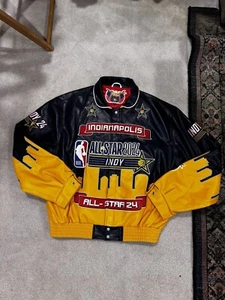 Sighned 2024 Jeff Hamilton NBA All Star Indy Vegan Leather Size 2xl - Picture 1 of 5