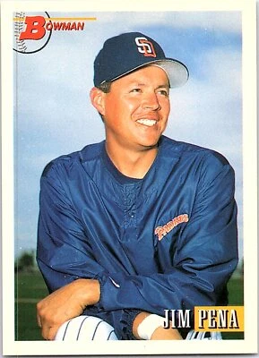 Jim Pena 1993 Bowman #54 San Diego Padres RC - Image 1 of 2