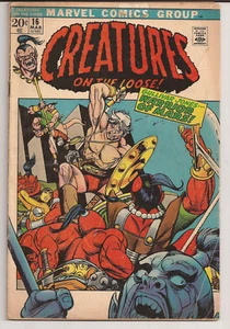 Creatures on the Loose #16 (1971) Origin Warrior of Mars G/VG - Imagen 1 de 2