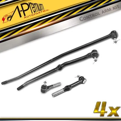 4x Tie Rod End interno e externo para Dodge Ram 1500 Ram 2500 1994 1995 1996 1997 4WD - Imagem 1 de 4