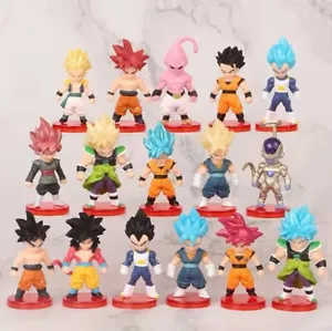 8/16/21 Teile Dragon Ball Z Set Super Son Goku Vegeta Broly Buu Actionfigur Anime - Bild 1 von 5