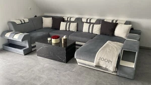 Wohnlandschaft Apollonia mit Samtbezug Sun Velvet 1014 Designersofa Sofadreams - Bild 1 von 7