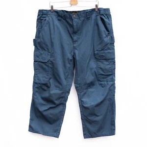Boulder Creek Pants Men Big 44/26* Carpenter Outdoor Camping Gardening Teal Blue - Picture 1 of 7