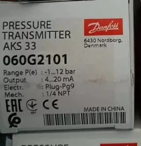 NUOVO DANFOSS AKS33 060G2101 Trasmettitore di pressione spedizione gratuita - Foto 1 di 1