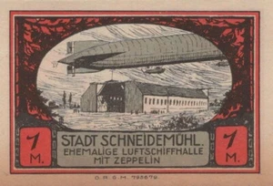 1 MARK Stadt SCHNEIDEMÜHL Posen UNC DEUTSCHLAND Notgeld Banknote #PI033.D - Bild 1 von 3
