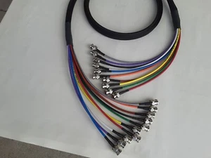 6 FT 10 Channel Snake Belden 1855A HD-SDI Mini RG59 Video Cable 6 GHZ BNC Male - Picture 1 of 4